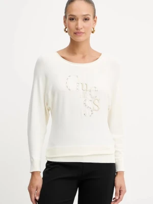 Guess sweter KASSIDY damski kolor beżowy lekki W5YR22 Z2NQ2