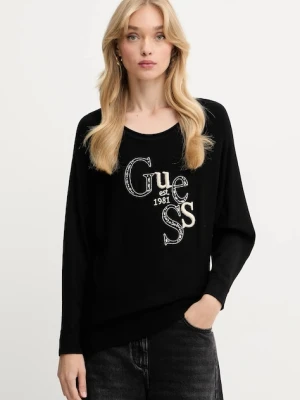 Guess sweter KASSIDY damski kolor czarny lekki W5YR22 Z2NQ2