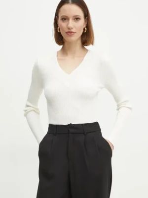 Guess sweter KATELYN damski kolor beżowy lekki W5RR07 Z2V62