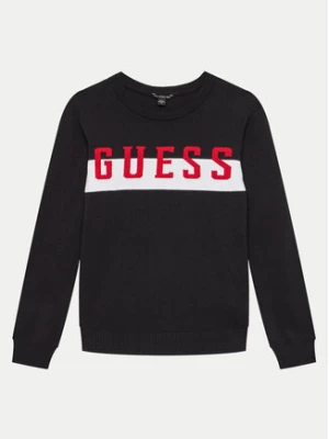 Guess Sweter L4YR03 Z2NN0 Czarny Regular Fit