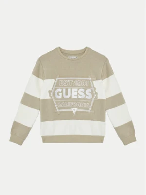 Guess Sweter L5RQ09 KCCH0 Beżowy Regular Fit