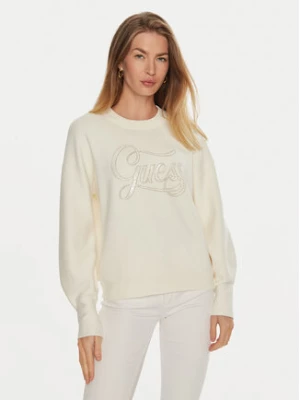 Guess Sweter Laura W4BR07 Z26I2 Écru Regular Fit