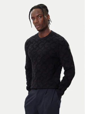 Guess Sweter M5BR19 Z0470 Czarny Regular Fit