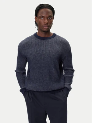Guess Sweter M5BR20 Z0482 Granatowy Regular Fit
