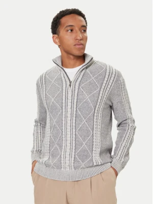 Guess Sweter M5BR44 Z2ZK2 Szary Regular Fit