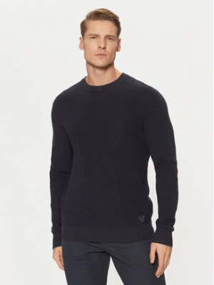 Guess Sweter M5RR09 Z3BV1 Granatowy Regular Fit