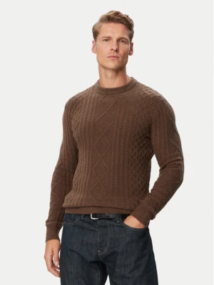 Guess Sweter M6BR28 Z1549 Brązowy Regular Fit