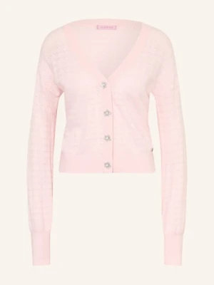 Guess Sweter Nina Z Kamieniami Ozdobnymi rosa
