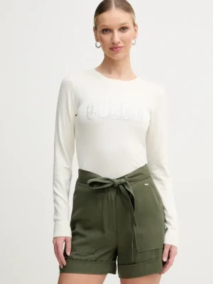 Guess sweter PARIS damski kolor beżowy lekki W5GR18 Z2NQ2