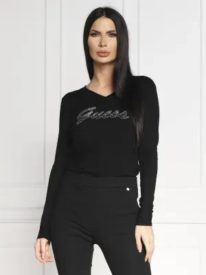 GUESS Sweter PASCALE VN LS | Regular Fit