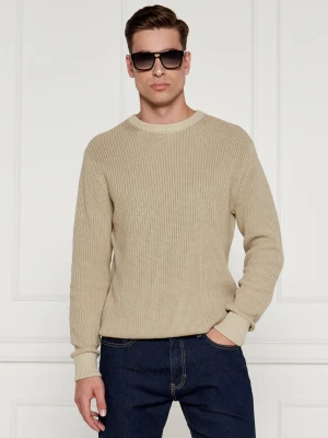 GUESS Sweter | Regular Fit beżowy