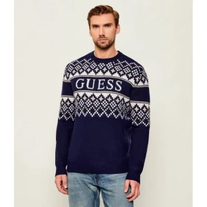GUESS Sweter | Regular Fit | z dodatkiem wełny