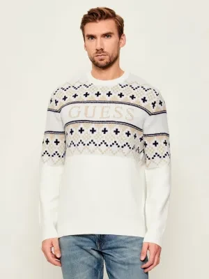 GUESS Sweter | Regular Fit | z dodatkiem wełny