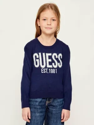 Guess Sweter | Regular Fit | z dodatkiem wełny i kaszmiru