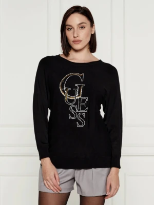 GUESS Sweter SELENA | Regular Fit czarny
