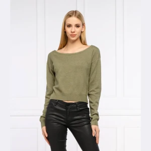GUESS Sweter TANYA | Cropped Fit | z dodatkiem wełny