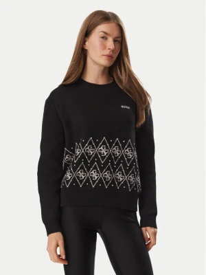 Guess Sweter V6BR16 Z2278 Czarny Regular Fit