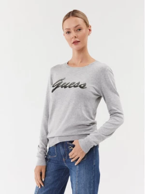 Guess Sweter W3BR22 Z2NQ2 Szary Regular Fit