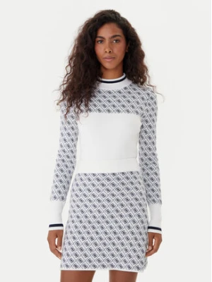 Guess Sweter W5BR24 Z3JD2 Écru Slim Fit