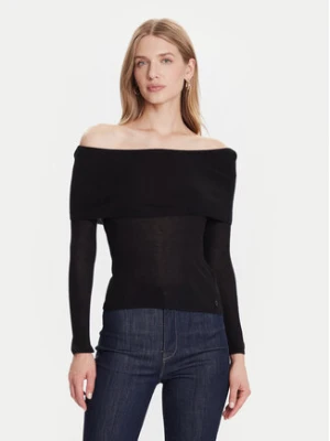 Guess Sweter W5BR48 Z0612 Czarny Slim Fit