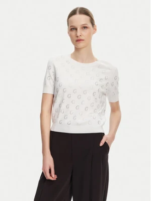 Guess Sweter W5GR05 Z3D60 Biały Regular Fit