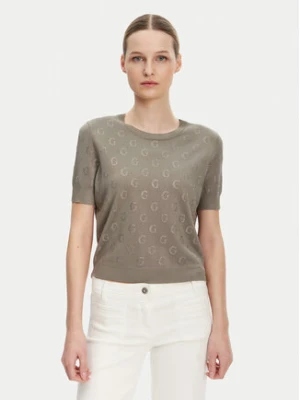 Guess Sweter W5GR05 Z3D60 Brązowy Regular Fit