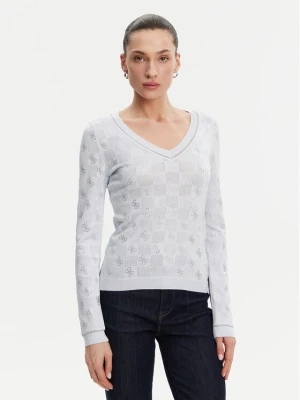 Guess Sweter W5GR07 Z3D60 Niebieski Regular Fit