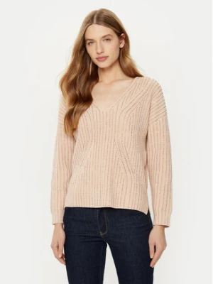 Guess Sweter W5RR03 Z3K70 Beżowy Regular Fit