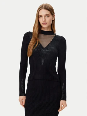 Guess Sweter W5RR15 Z2Y50 Czarny Regular Fit