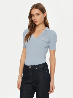 Guess Sweter W5RR25 Z2U00 Błękitny Regular Fit