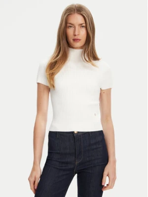 Guess Sweter W5YR04 Z0040 Biały Regular Fit