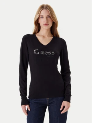Guess Sweter W5YR24 Z2NQ2 Czarny Regular Fit