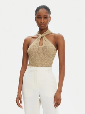 Guess Sweter W5YR39 Z24F0 Złoty Regular Fit