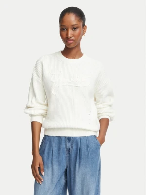 Guess Sweter W6BR27 Z1409 Kremowy Regular Fit