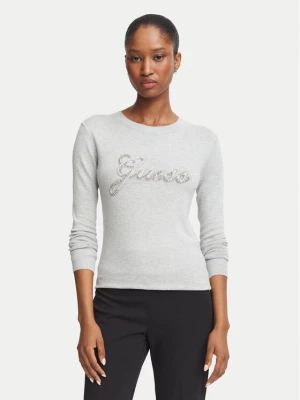 Guess Sweter W6BR53 Z1454 Szary Regular Fit