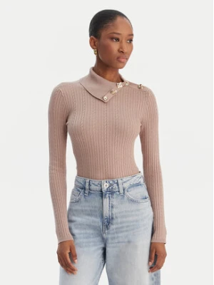 Zdjęcie produktu Guess Sweter W6RR07 Z2YK2 Beżowy Regular Fit