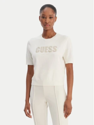 Guess Sweter W6RR47 Z2NQ2 Écru Regular Fit