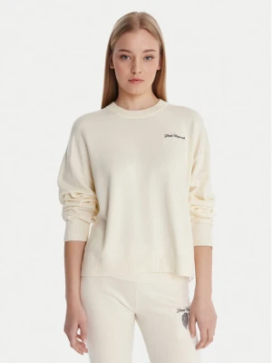 Guess Sweter W6RR55 Z2V62 Écru Regular Fit Kremowy