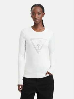 Guess Sweter W6YR28 Z0976 Kremowy Regular Fit