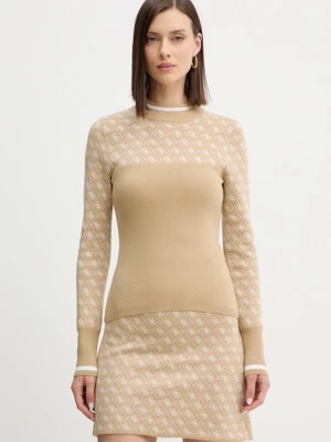 Guess sweter z dodatkiem wełny AUBREY