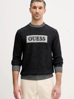 Guess sweter z dodatkiem wełny JACK męski kolor czarny M5BR28 Z0531