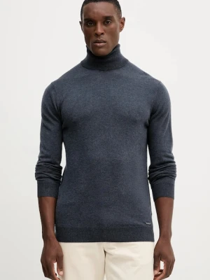 Guess sweter z dodatkiem wełny JIM męski kolor szary lekki z golferm M5BR09 Z0432