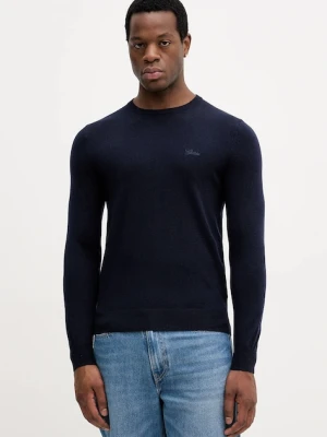 Guess sweter z domieszką jedwabiu DANIEL