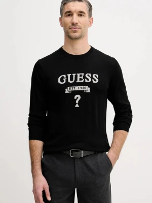 Guess sweter z domieszką jedwabiu HAMMOND