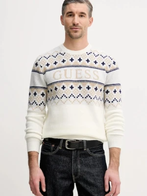 Guess sweter z domieszką wełny