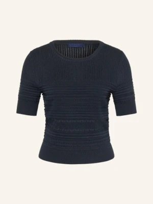 Guess Sweter Z Dzianiny Michelle blau