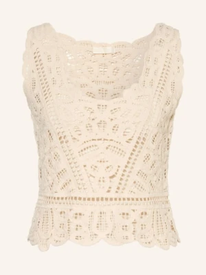 Guess Sweter Z Dzianiny Octavia beige