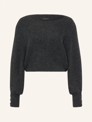 Guess Sweter Z Krótkim Rękawem Emily grau CZIEMNOSZARY