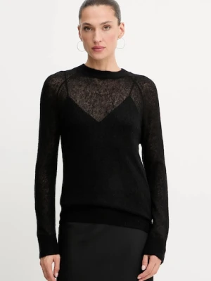 Guess sweter z wełną IZABELLA damski kolor czarny lekki W5RR06 Z3HQ0
