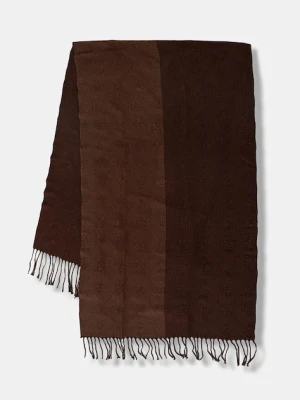 Guess szalik damski kolor brązowy wzorzysty AW5419 POL03